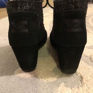 Toms bootie wedges